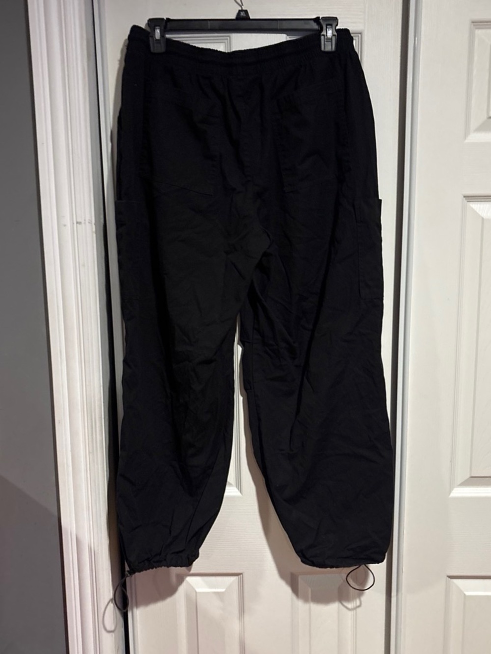 Women's Black Casual Cargo Pants